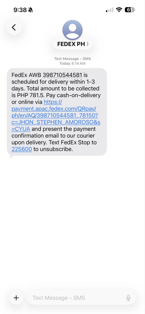 amrsojs's tweet photo. @robot Why is FedEx charging me again a COD fee, even though I have already paid the shipping fee of 10 dollars. Is the charge legitimate and what is it. 
Order number: 23500524 https://t.co/ndmAb0zXkh
