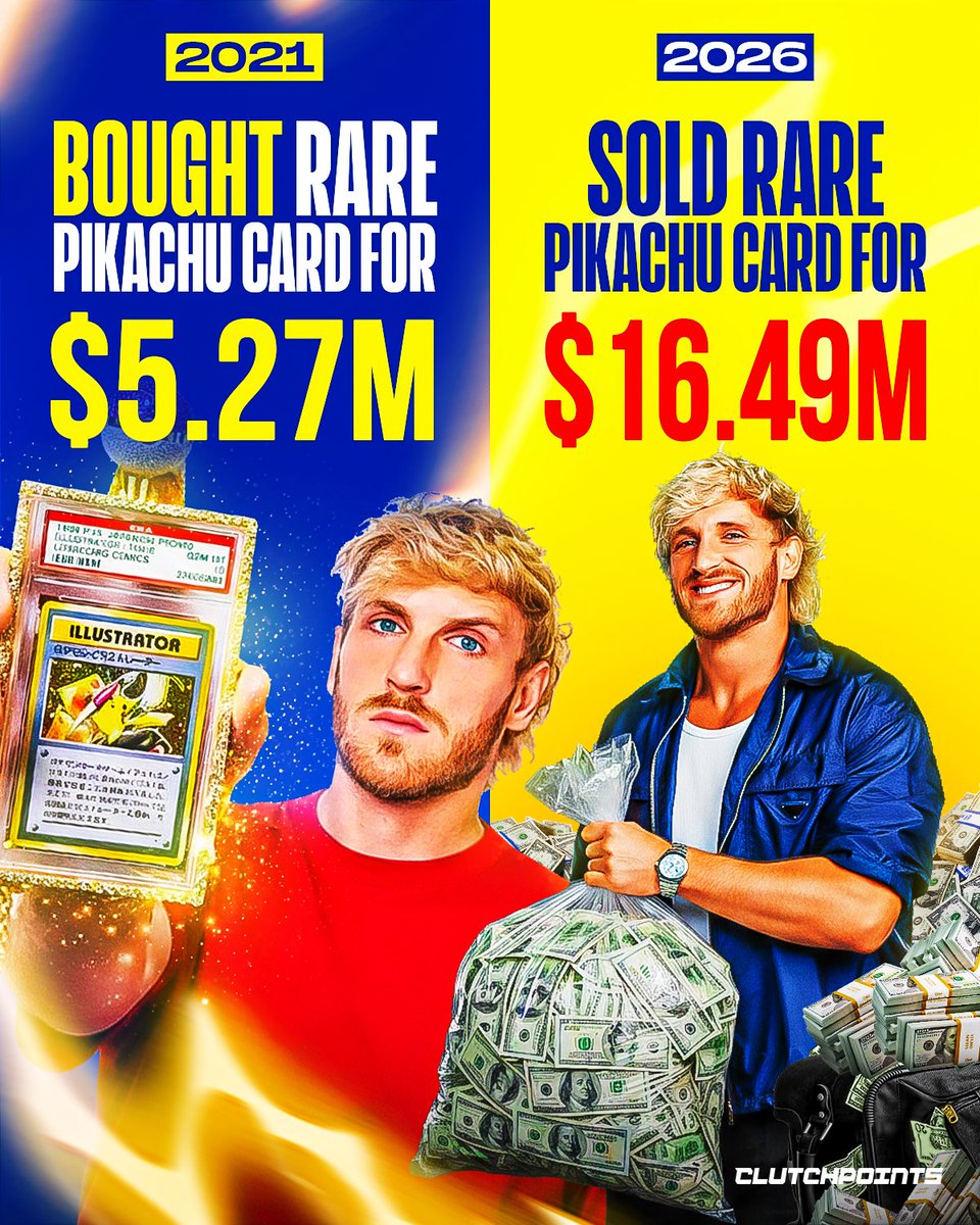 Logan Paul just made $16 million in a single day and set a World Record doing it Five years ago, Paul bought one of the most rare trading cards in the Logan Paul just made $16 million in a single day and set a World Record doing it Five years ago, Paul bought one of the most rare trading cards in the