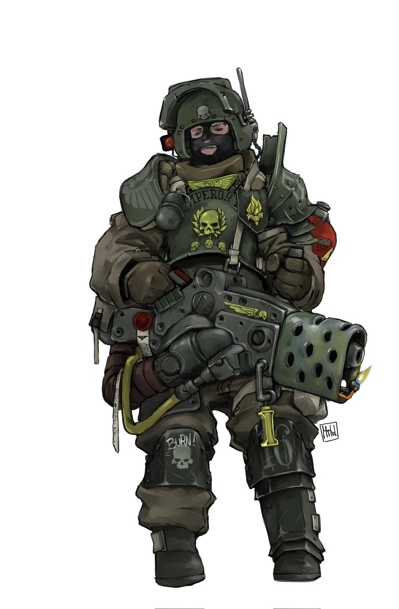Some neat Imperial Guard designs by Midnattthol -- instagram.com/midnattthol/?h…