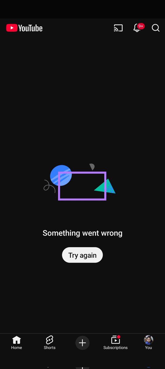 ateekansari's tweet photo. YouTube  is down #YouTubeDOWN https://t.co/uBxEIpB7NC