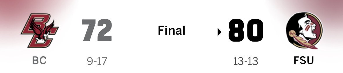 CBBKings's tweet photo. Florida State has now won 5 of their last 6, 6 of their last 8. https://t.co/MD36p0xBGe