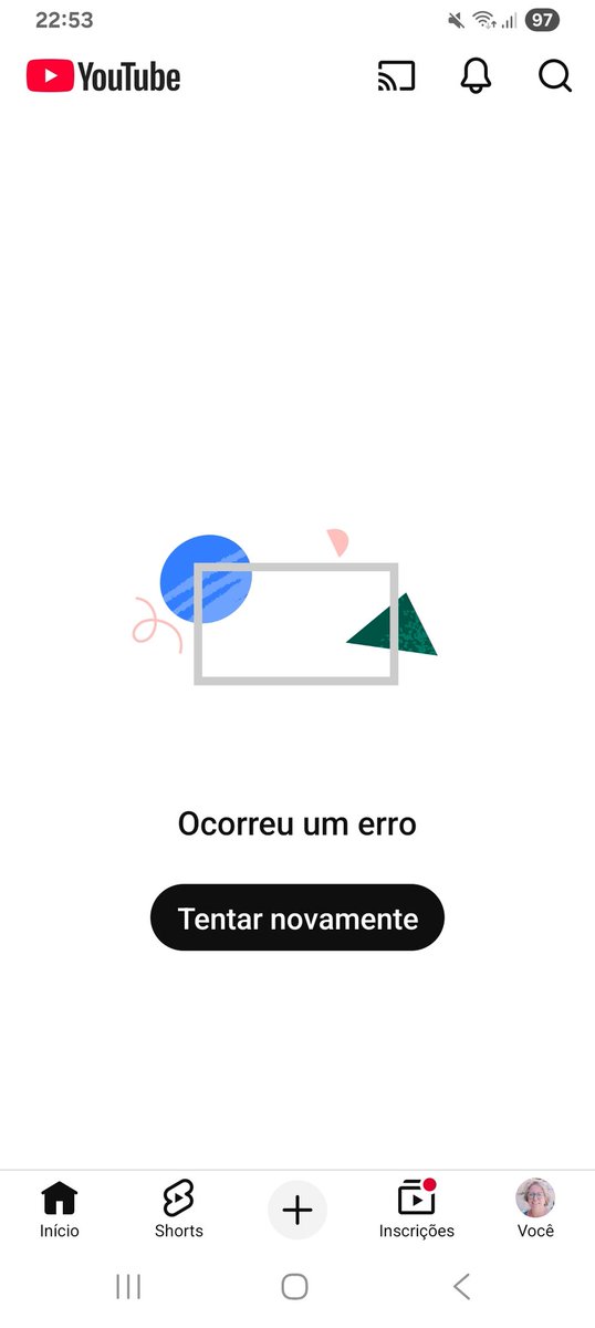 PARECE QUE O YOUTUBE CAIU NO MUNDO TODO