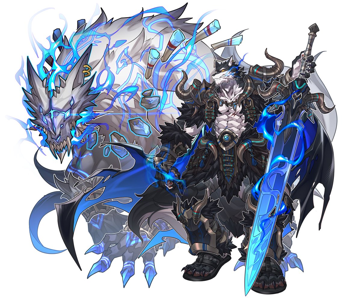 🐺⚪️Öndvaldr &amp; Vegfarinn⚫️🐺

(Klau’s new clothes and setting)