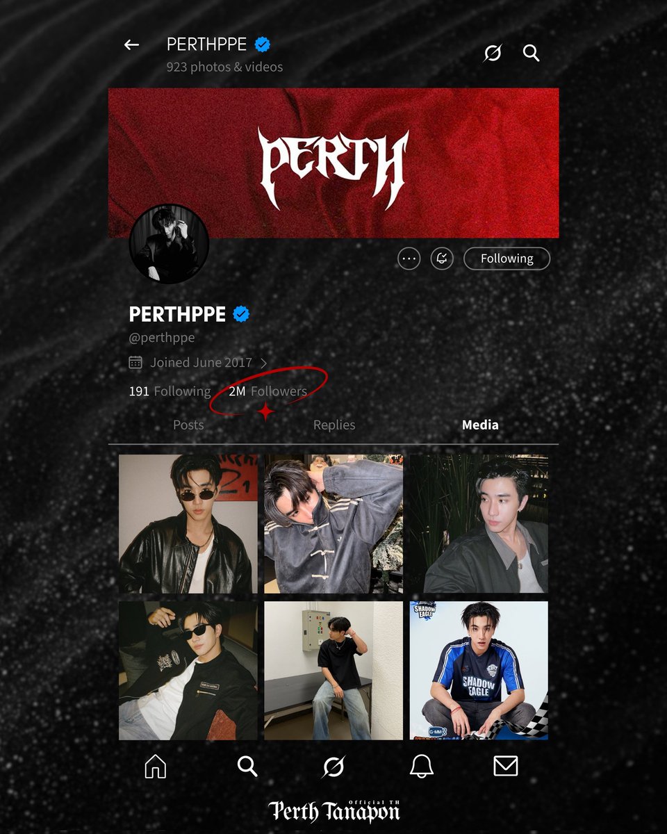 PerthOfficialTH's tweet image. ยินดีกับพี่เพิร์ธมีคนรักมากถึง 2M แล้วนะครับ ขอบคุณทุกแรงซัพพอร์ตที่ทำให้อบอุ่นได้ขนาดนี้ จากวันแรกจนถึงวันนี้ 2M ไม่ใช่เรื่องบังเอิญเลยจริงๆ 🖤

PERTHPPE X2M IG4M500K

#แด๊ดเพิร์ธX2ล้านIG4ล้าน5แสนแล้วเบ๊บ
#PerthTanapon