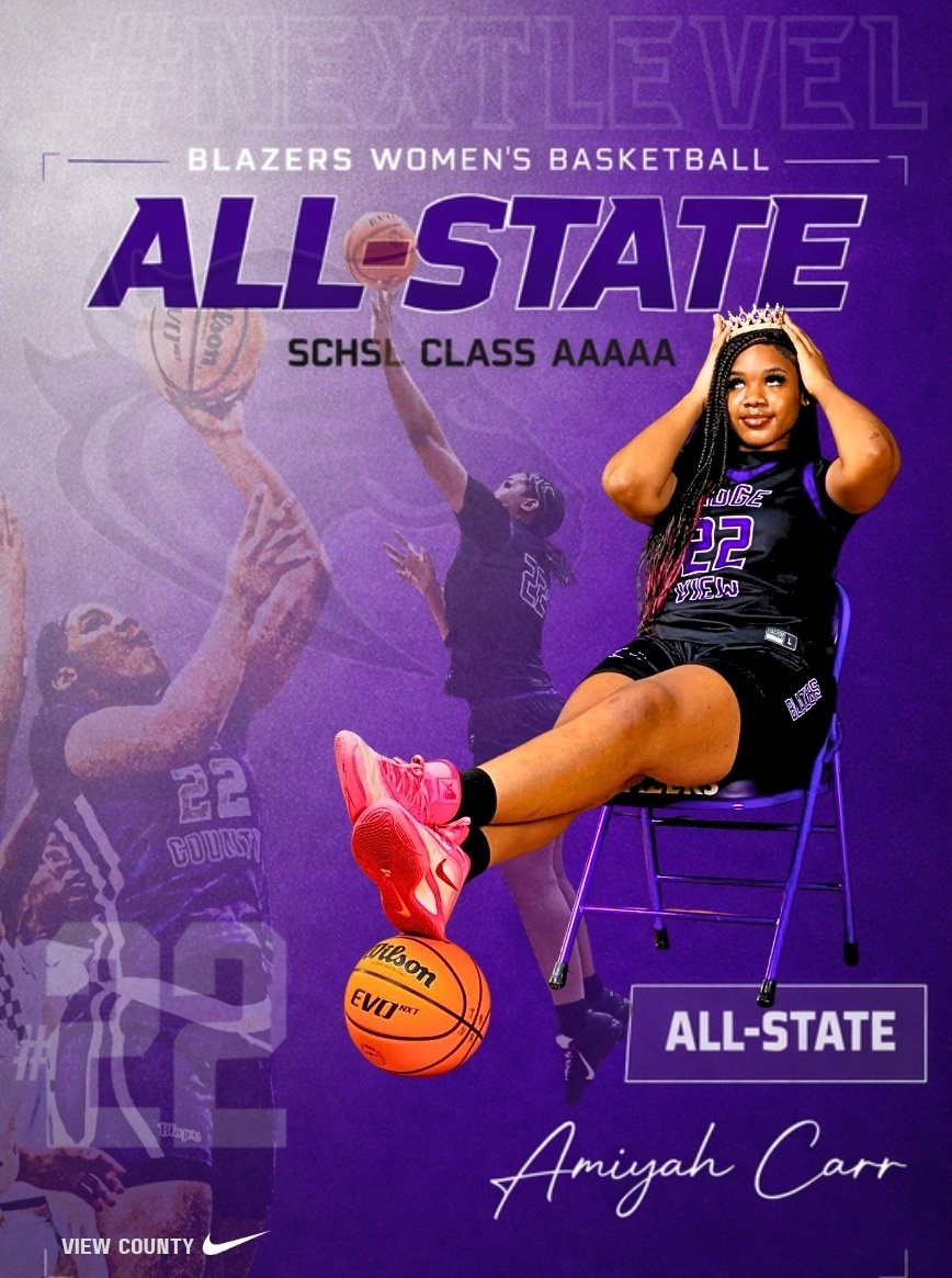 A5Lucas's tweet photo. Congratulations @AmiyahCarr22  being voted by the Coaches as a 2026 AAAAA All-State Selection.  #ANEWVIEW @RidgeViewSports @rvhs @DrBrendaMack https://t.co/m22s5zlBcJ