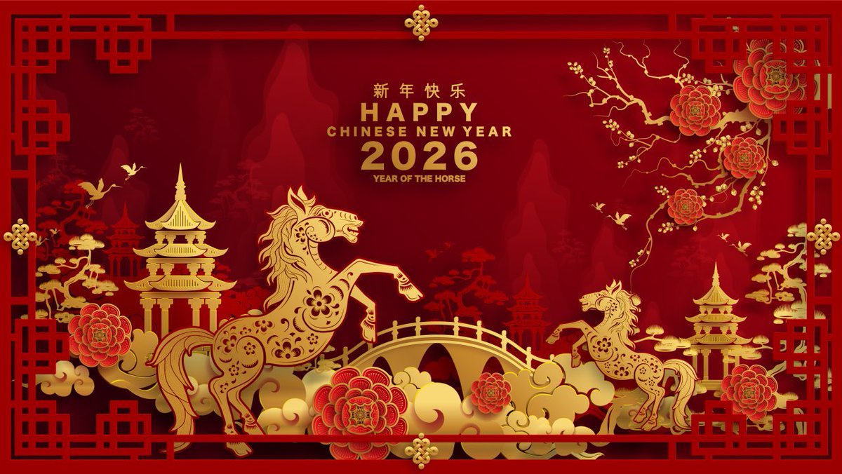 ProblemSniper's tweet photo. Happy lunar New Year. 

The year of the horse! This is the year you have the momentum towards energy, freedom, movement and enthusiasm. 🎁❤️🎉 https://t.co/08Mrigp1QW