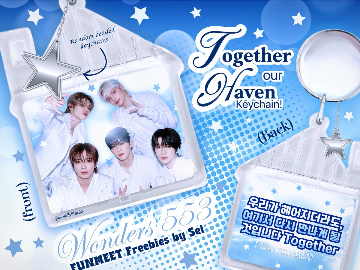 𝑻𝒐𝒈𝒆𝒕𝒉𝒆𝒓 𝑶𝒖𝒓 𝑯𝒂𝒗𝒆𝒏 𝑲𝒆𝒚𝒄𝒉𝒂𝒊𝒏 🍃☁️
Fan support by <a href="/SeikiMitsuki/">세이키</a> 💫

📍Moa arena [exact loc: tba]
🌱 1:1 ratio, 🆗 for trades! 
[Limited Quantity]
🗓️ march 8, 2026 (sunday)

— how to claim:
🍩 mbf, like &amp; rt
🍩 find me on d-day! 

#TXT #DunkinPH_TXT