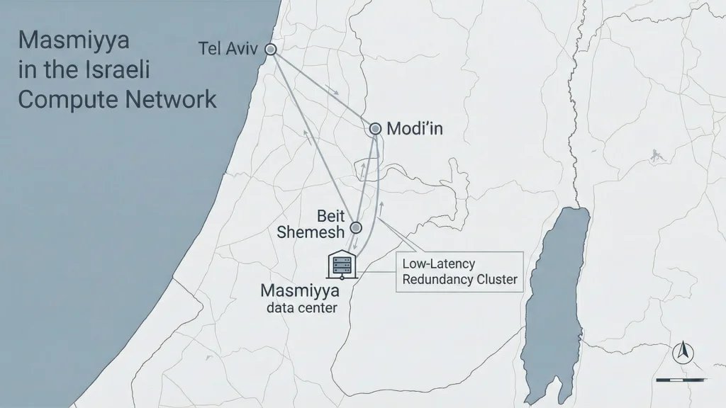 $NBIS Masmiyya exists because Israel's AI economy runs hot, compressed into a tight geography where synchronized demand spikes from training cycles and research deadlines push any single facility toward its limits.

Positioned south of Tel Aviv with fiber running directly through
