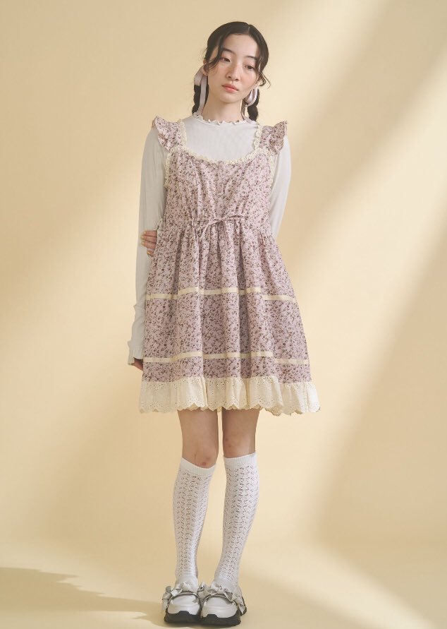 ▷おすすめアイテム petit flowerフレアミニワンピース アイボリー