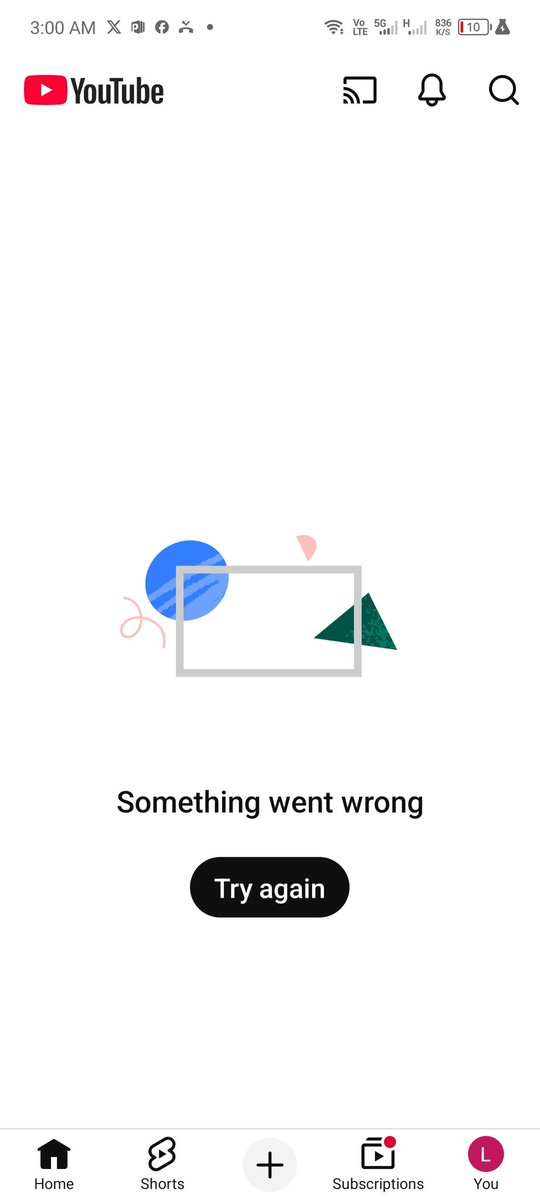 bpndrix's tweet photo. What's wrong with YouTube? #YouTubeDOWN https://t.co/fxTfpGMAam
