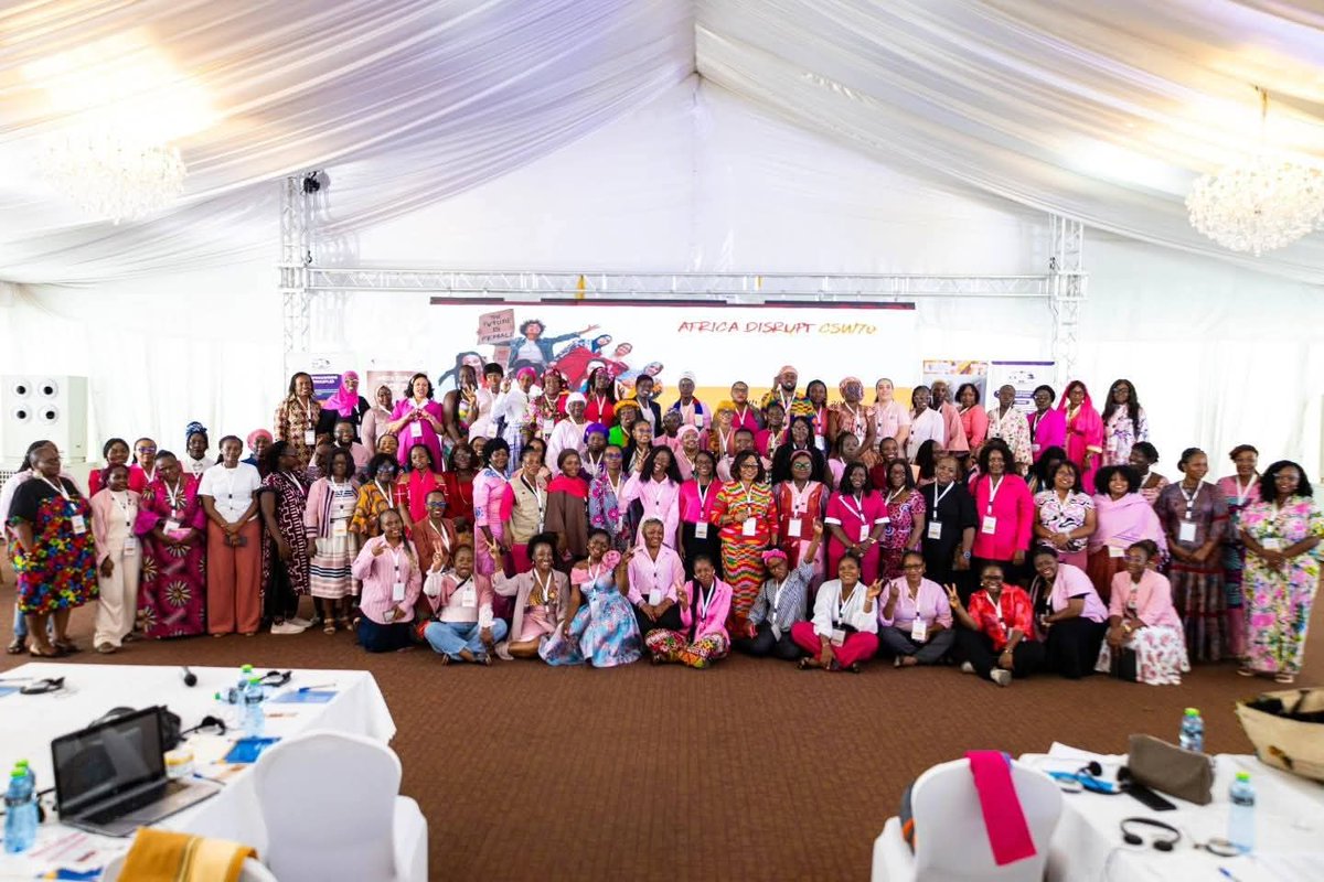katekwy's tweet photo. Feminists across Africa at the ongoing Africa Disrupt CSW70 in Accra, saying 'No' to all forms of discrimination against women and girls #AfricaDisruptCSW70 #femnet #CSW70 #unwomen https://t.co/7r6esDwswk