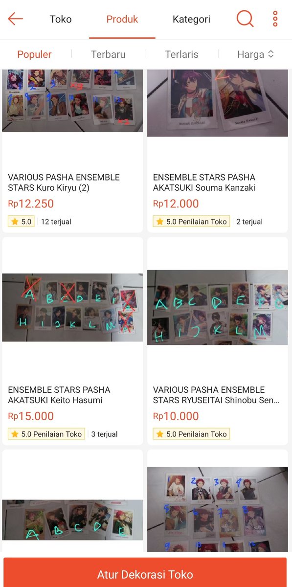 izin share danusanku guys yuug dihabiskan, bisa lgsg dico yaa

kuro (1)
id.shp.ee/5BwWu9N
kuro (2)
id.shp.ee/q9EeyLx
souma
id.shp.ee/QyJVdJe
keito
id.shp.ee/BbsRWbW
shinobu
id.shp.ee/CoYcLM3

#warungenstars #warungensemblestars