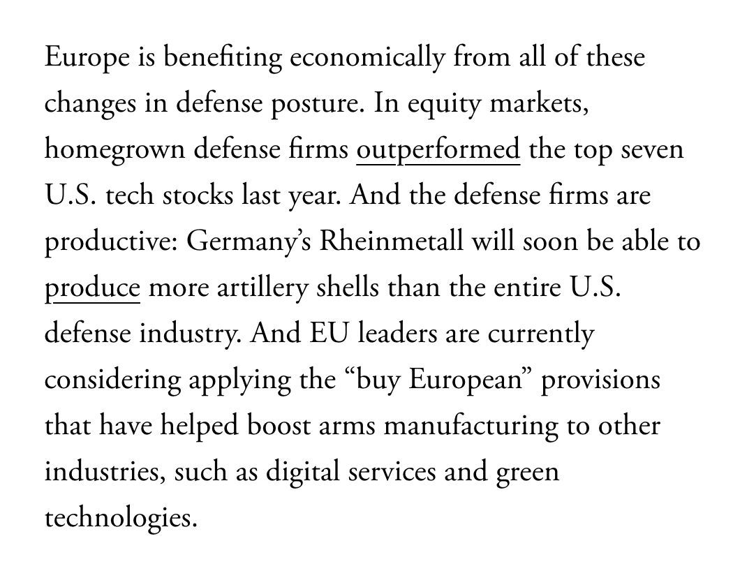 Trump’s hostility toward the EU helped spur a historic investment in defense. It may prove to be one of the best things that could have happened to those countries. theatlantic.com/international/…