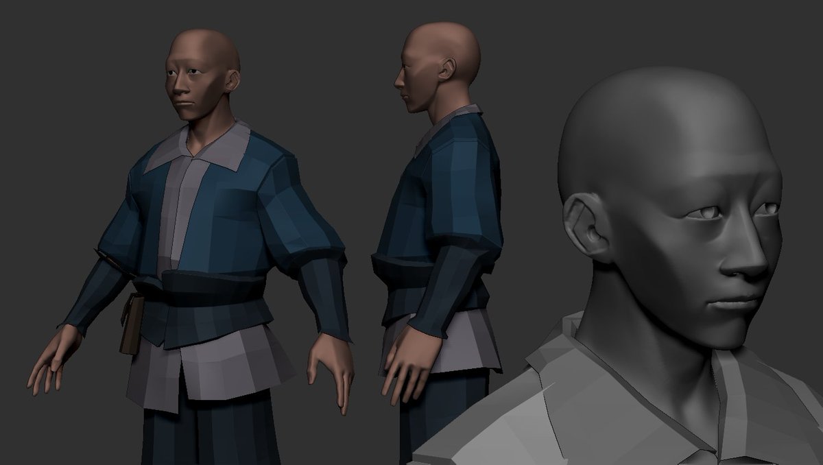 Been working on a character for some time now its still a wip but I'll go through the entire pipeline on this one doing the chara design is done and sculpt is close to the end. Then I'll be rigging and texturing him!
Can't wait to show you the finish piece