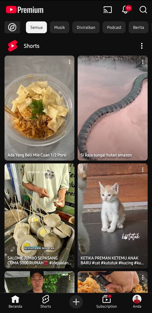 Kok pada bilang youtubenya error.

Eh, punyaku enggak dari tadi.

Punya kalian gimana?