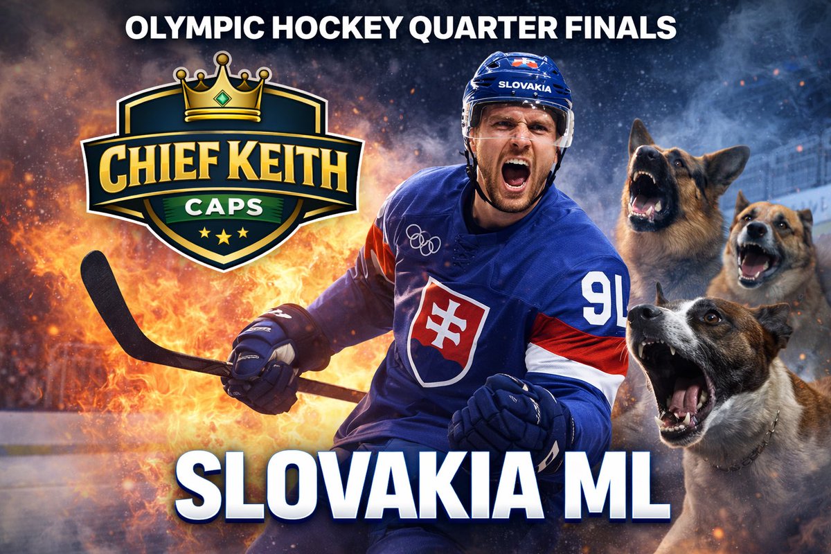 ChiefKeithCaps's tweet image. 🚨 OLYMPIC QUARTERS DOG ALERT 🚨

We’re not here to play it safe…
We’re here to hunt value.

🇸🇰 Slovakia ML

Underdogs bite different in the Olympics
And suddenly… tickets are CASHED. 🐕💰

If you’re riding… you already know.
If you’re fading… good luck.

#OlympicHockey…