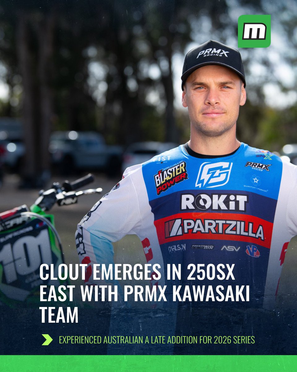 Experienced Australian Luke Clout has emerged as part of the Partzilla Blaster Power PRMX Racing team ahead of this weekend’s 250SX East season-opener at Arlington, where he will return to Monster Energy Supercross onboard Kawasaki machinery. 🔗 motoonline.com/au/clout-emerg…