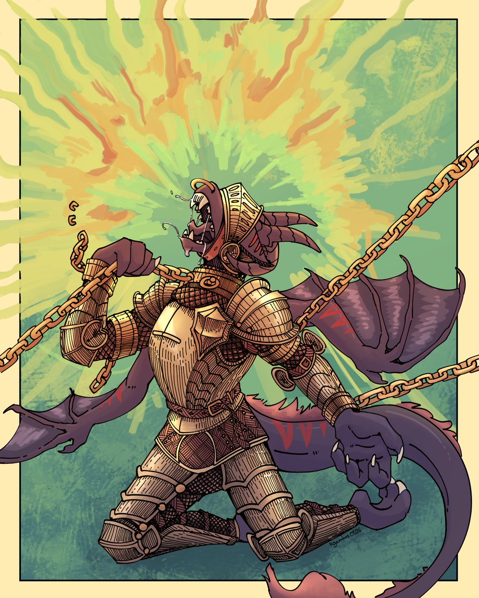 Apparently chains don't stop dragon transformations