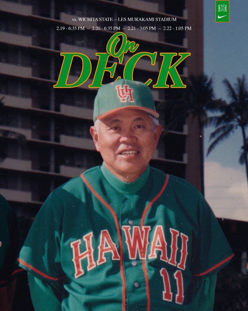 Ready to honor a legend.

We celebrate coach Les Murakami's induction into the College Baseball Hall Of Fame all weekend, highlighted by Friday's pregame ceremony at 6 pm 🤙

#GoBows