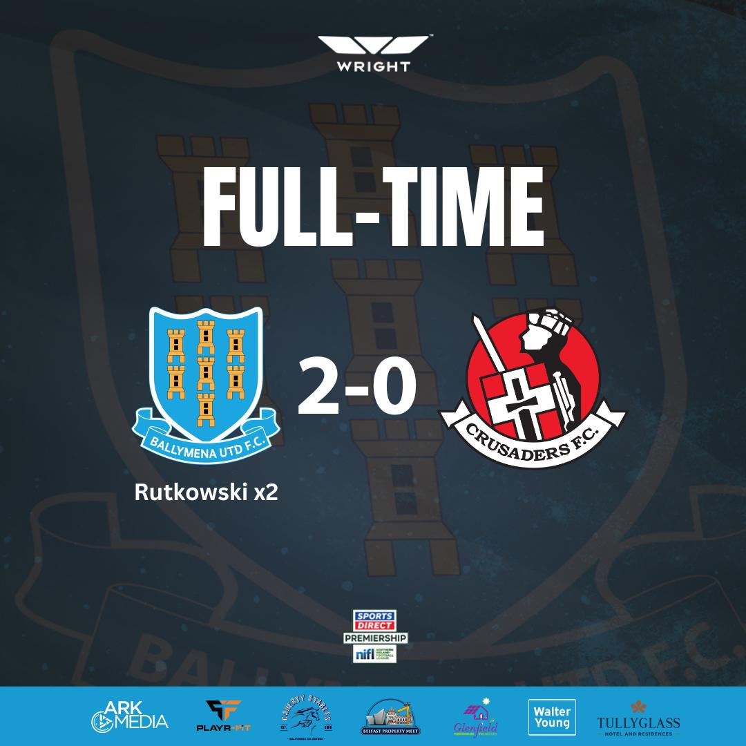 BallymenaUnited's tweet photo. 𝙁𝙐𝙇𝙇 𝙏𝙄𝙈𝙀

A big three points! 💪🩵 https://t.co/Ibe06FWTvs
