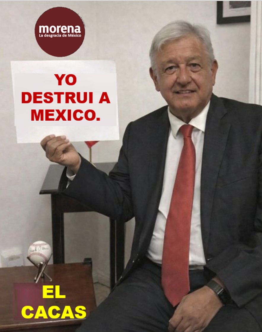 La desgracia de Mexico y la de todos los mexicanos.