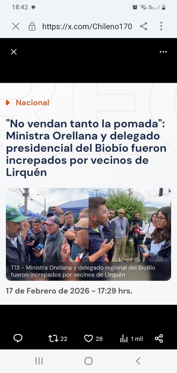 El pueblo ya conoce al gobierno de Boric. Venden la pomada, se sacan la foto, no vuelven mas y los dejan solos a su suerte
