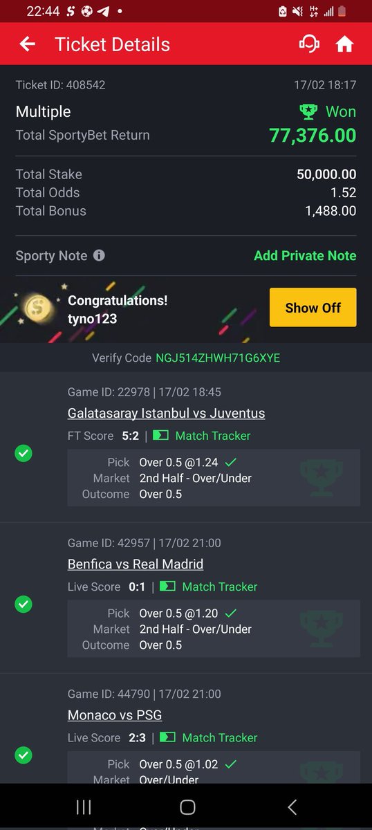 oneblackboy's tweet photo. @Sambetting_tips We move 🙏 https://t.co/Y1rh4akSR1