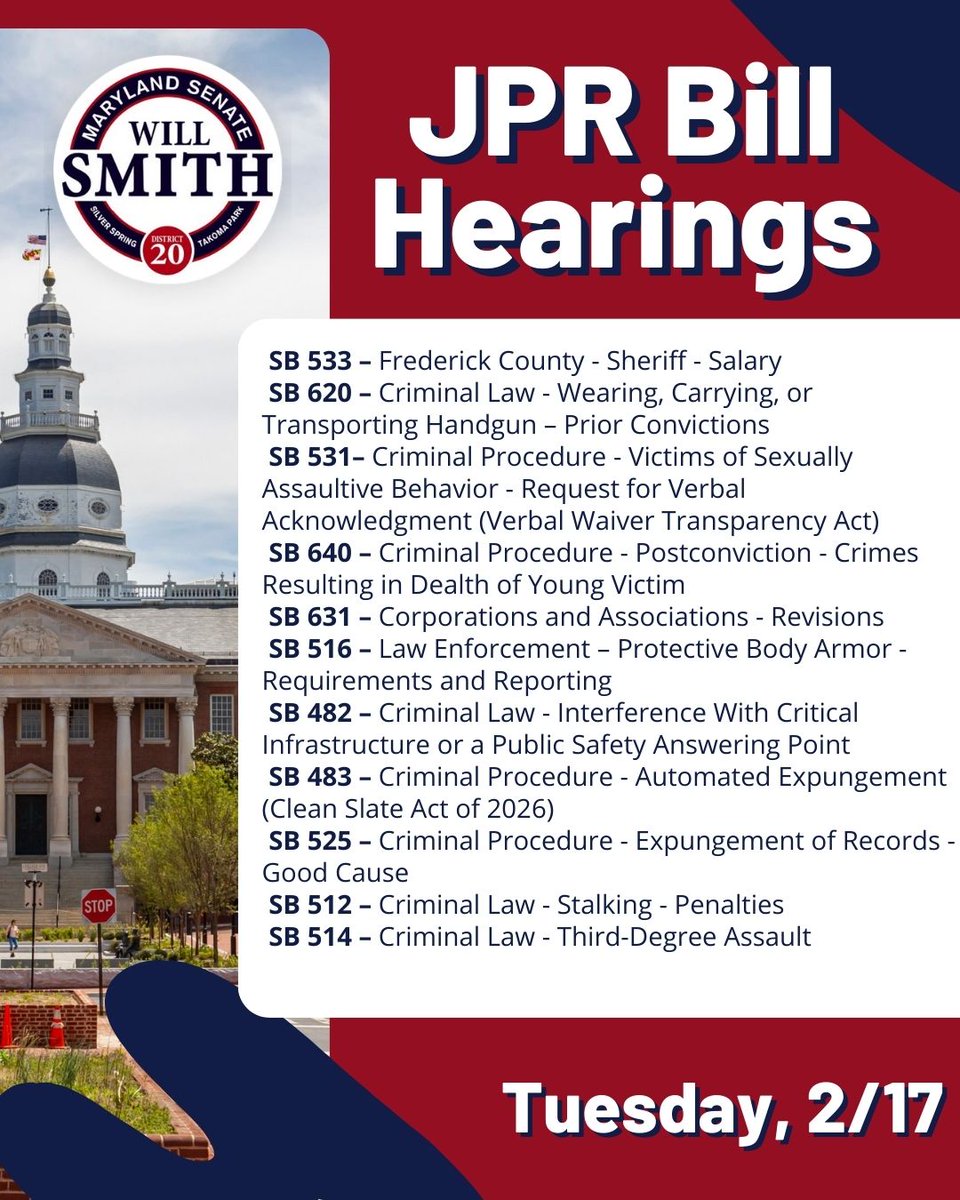 Senator Will Smith (District 20) tweet media