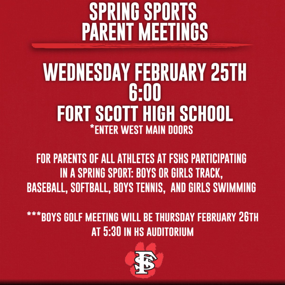 FS Tiger Athletics tweet media