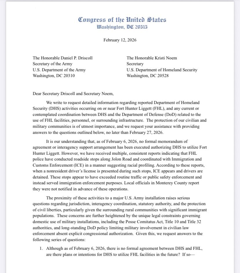 Hoy a las seis y a las 11. Aunque ya le habíamos mencionado sobre esta carta de congresistas enviadas al departamento de seguridad nacional .para que investiguen presuntos operativos de inmigración al sur del condado de Monterey hoy le presentaremos entrevistas con organizaciones