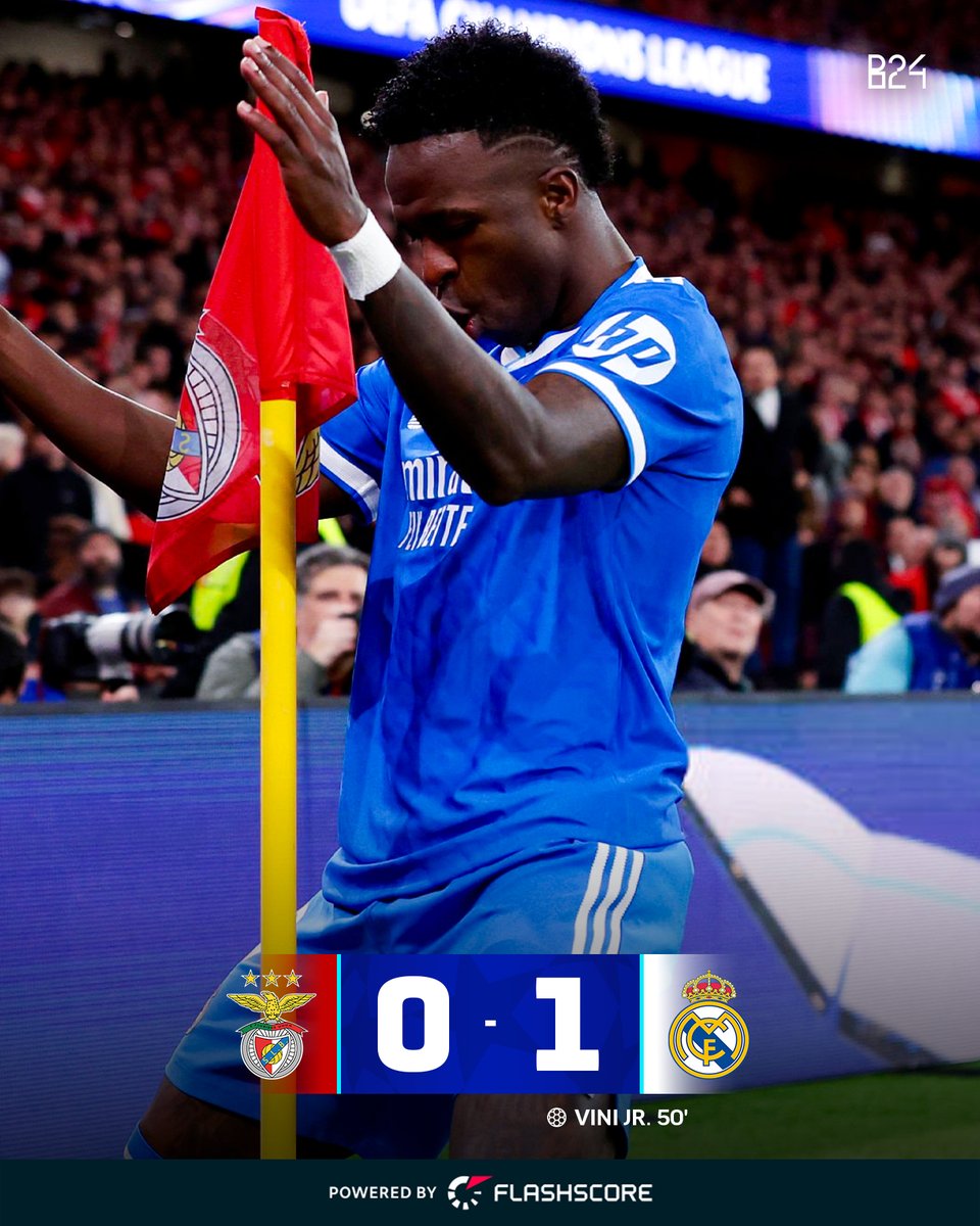 Real Madrid vence a primeira mão na Luz.