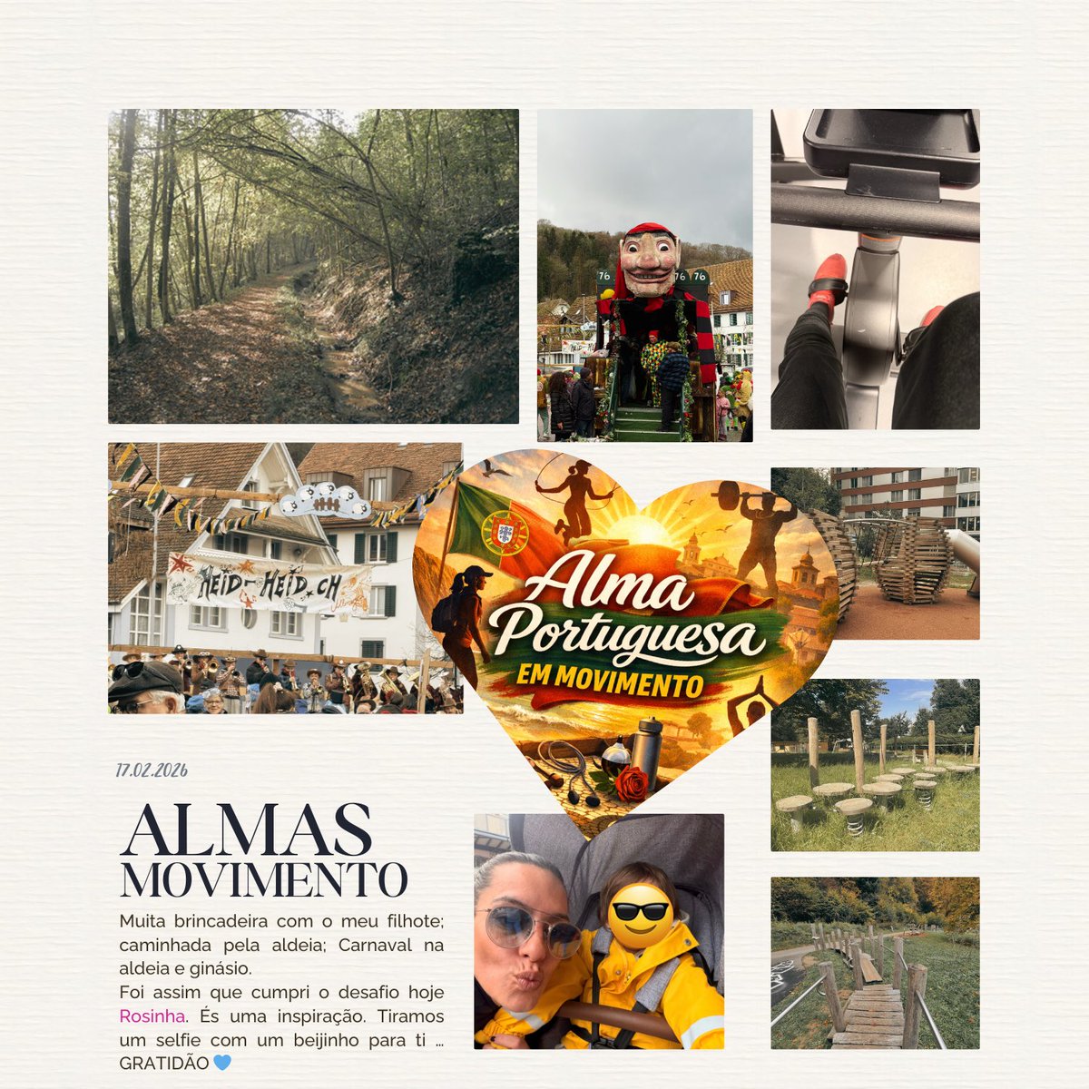 Lançamos um desafio d’Alma, a Rosa e eu… ninguém adere para além dela e eu. 😅🤷🏻‍♀️
São muitas as qualidades que te reconheço <a href="/RosaManuela/">Rosa Santos 👑🎙️🧵🪡🎀🇵🇹</a>, entre elas, o poder que tens em inspirar outras Almas. 🙂🫂🫶
Gratidão Rosinha 😘