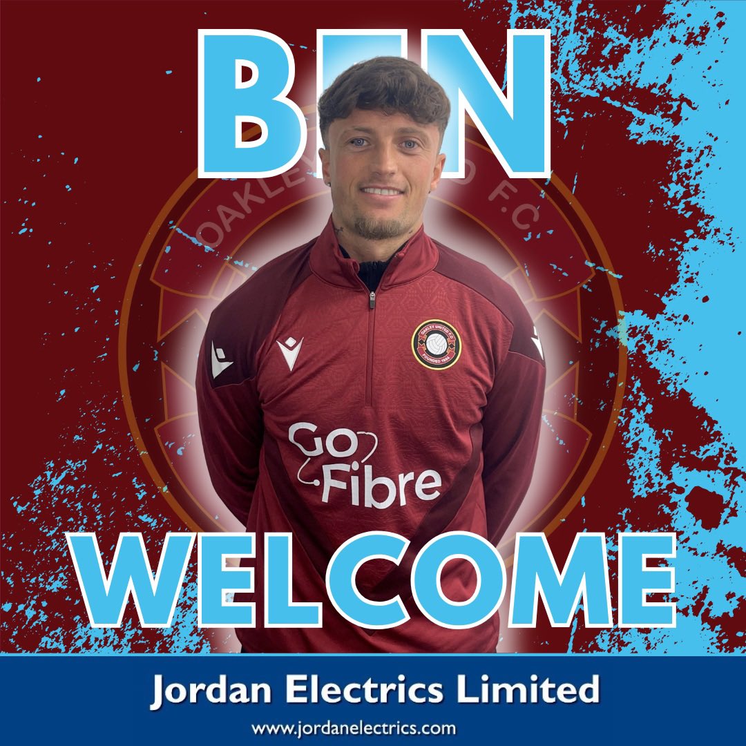 OakleyUnited's tweet photo. 𝙉𝙚𝙬 𝙎𝙞𝙜𝙣𝙞𝙣𝙜 𝙉𝙚𝙬𝙨 ✍🏼

Oakley United are delighted to welcome local lad Ben Williamson to the club. 

The club are thrilled to have secured Ben’s signature and look forward to seeing the impact he’ll make in maroon in the months ahead 🔗📄

https://t.co/mI8wnQemiZ https://t.co/Eogq4rBxPR