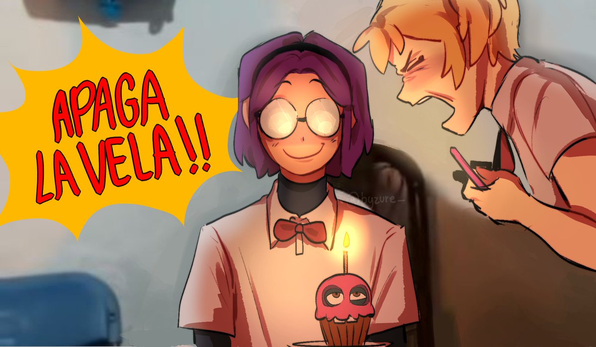 Feliz cum, al N y E💗 #fnafhs #fhs