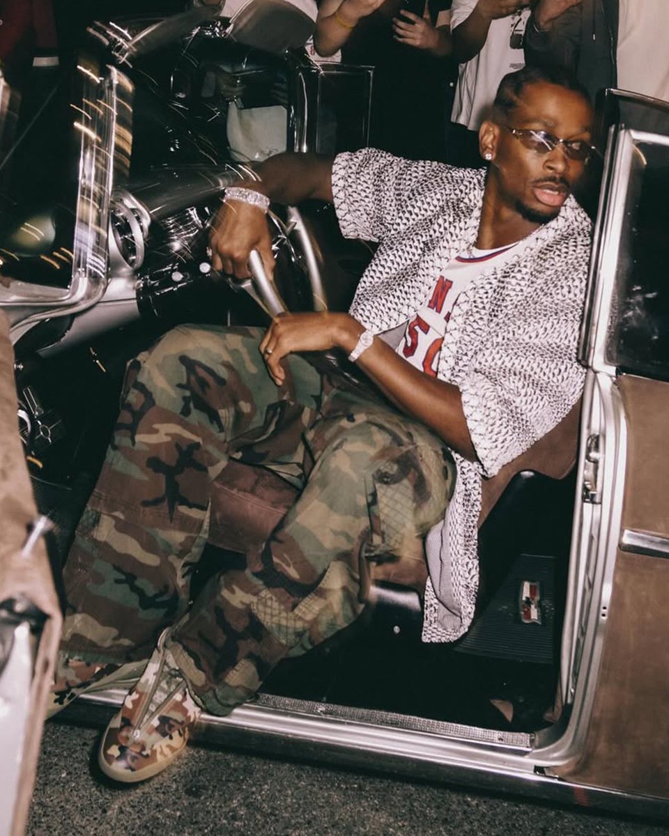 insanesneaker's tweet photo. Shai Gilgeous-Alexander debuts his upcoming Converse SHAI 001 “Camo” 🪖

• April 3rd
• $130 https://t.co/xvt2CiROh5