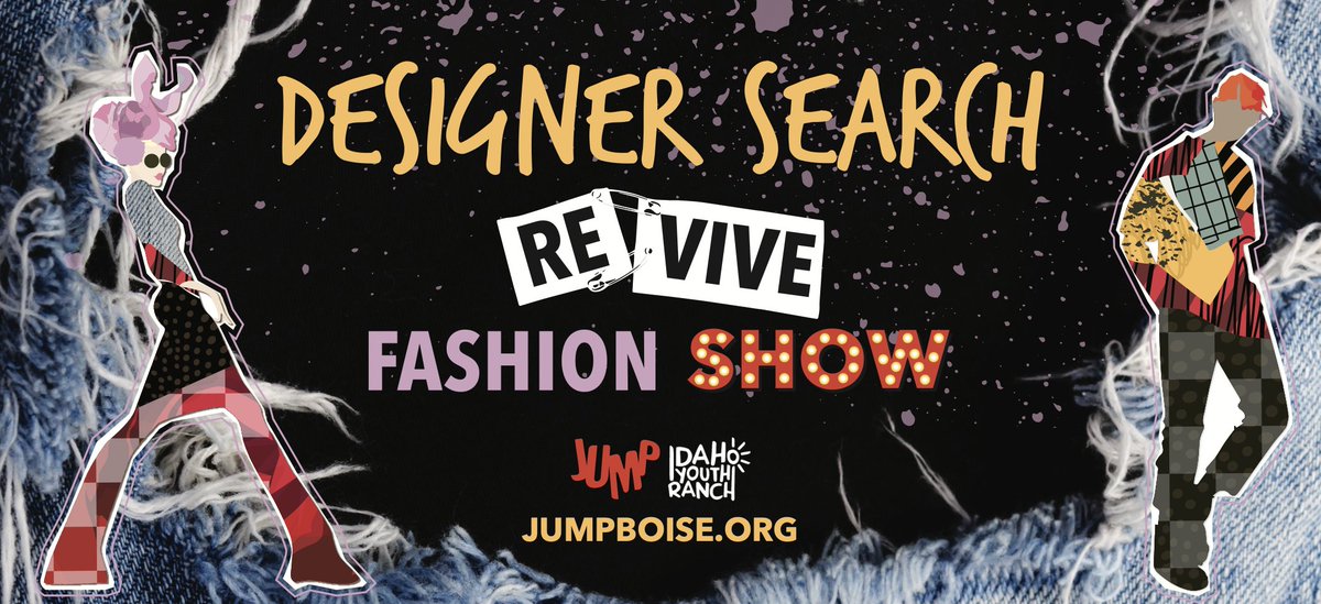 JUMPboise's tweet photo. ♻️ REVIVE Fashion Show - NOW RECRUITING DESIGNERS! - https://t.co/Uig57MiJEq https://t.co/GmnyljCqT8