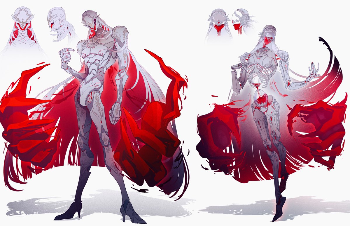 ⏳humanoid OC(赤いのは砂)