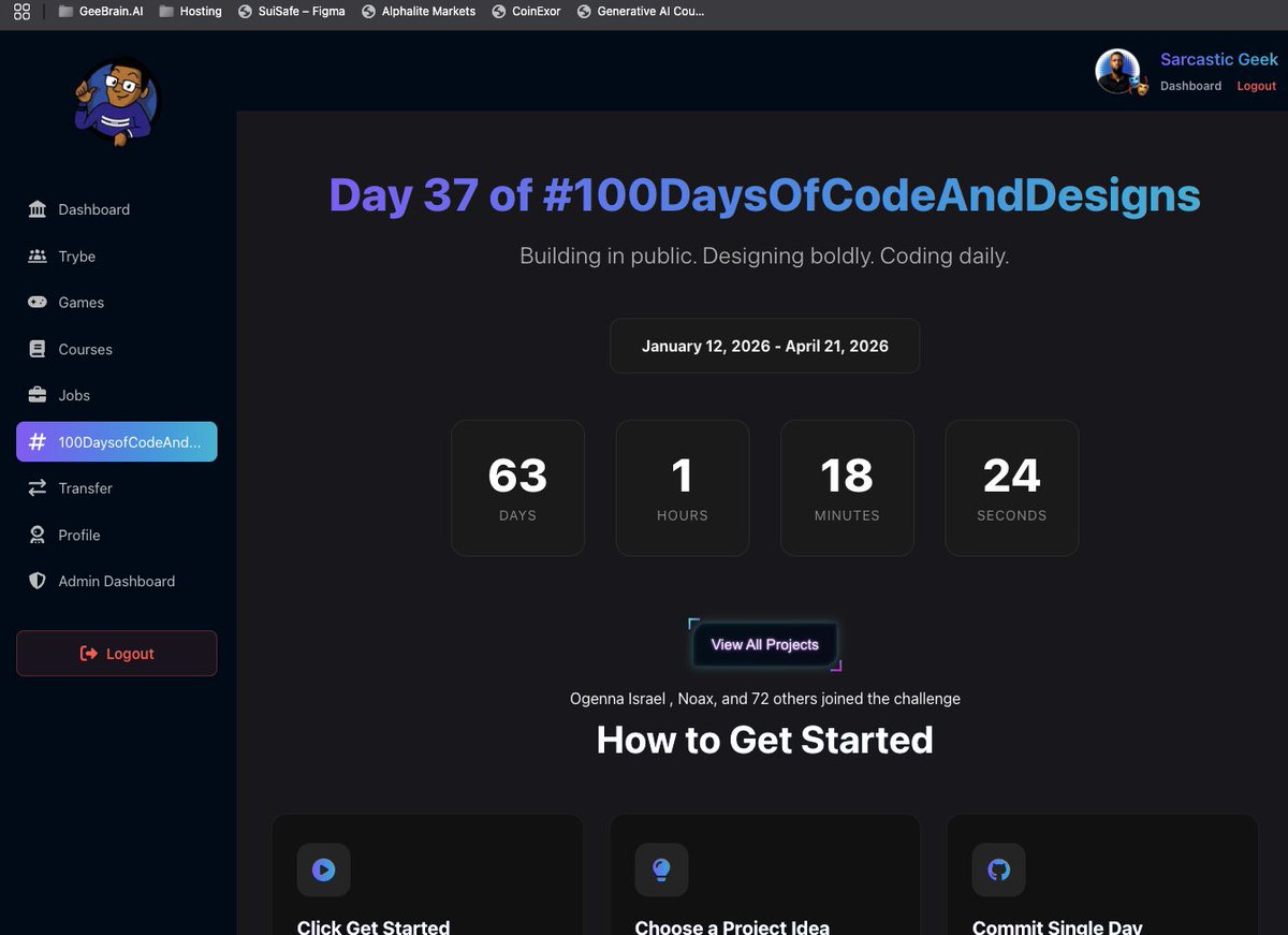 gozkybrain4u's tweet image. Day 37 of #100DaysOfCodeAndDesigns with the Sarcastic Geeks Trybe @sarcasticgeek4u

The amount of Documents I prepared today, I do not even know what my tech stack is anymore.