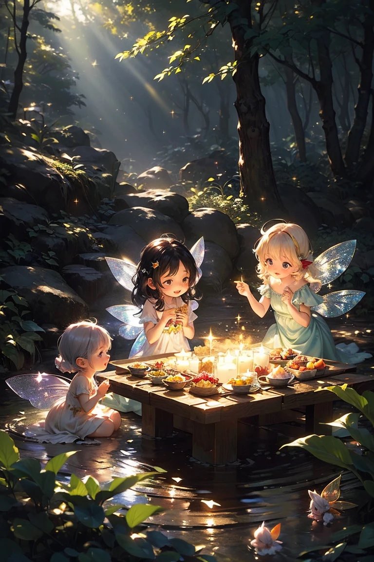MarsModelAgency's tweet image. 妖精たち！！朝食の時間！！
「今日は朝から豪華だね！」
「みんな早く来ないかな．．．」
「食べちゃおうか！？」
「「「ｲｪｱ！！」」」
#AI妖精部 #fairy