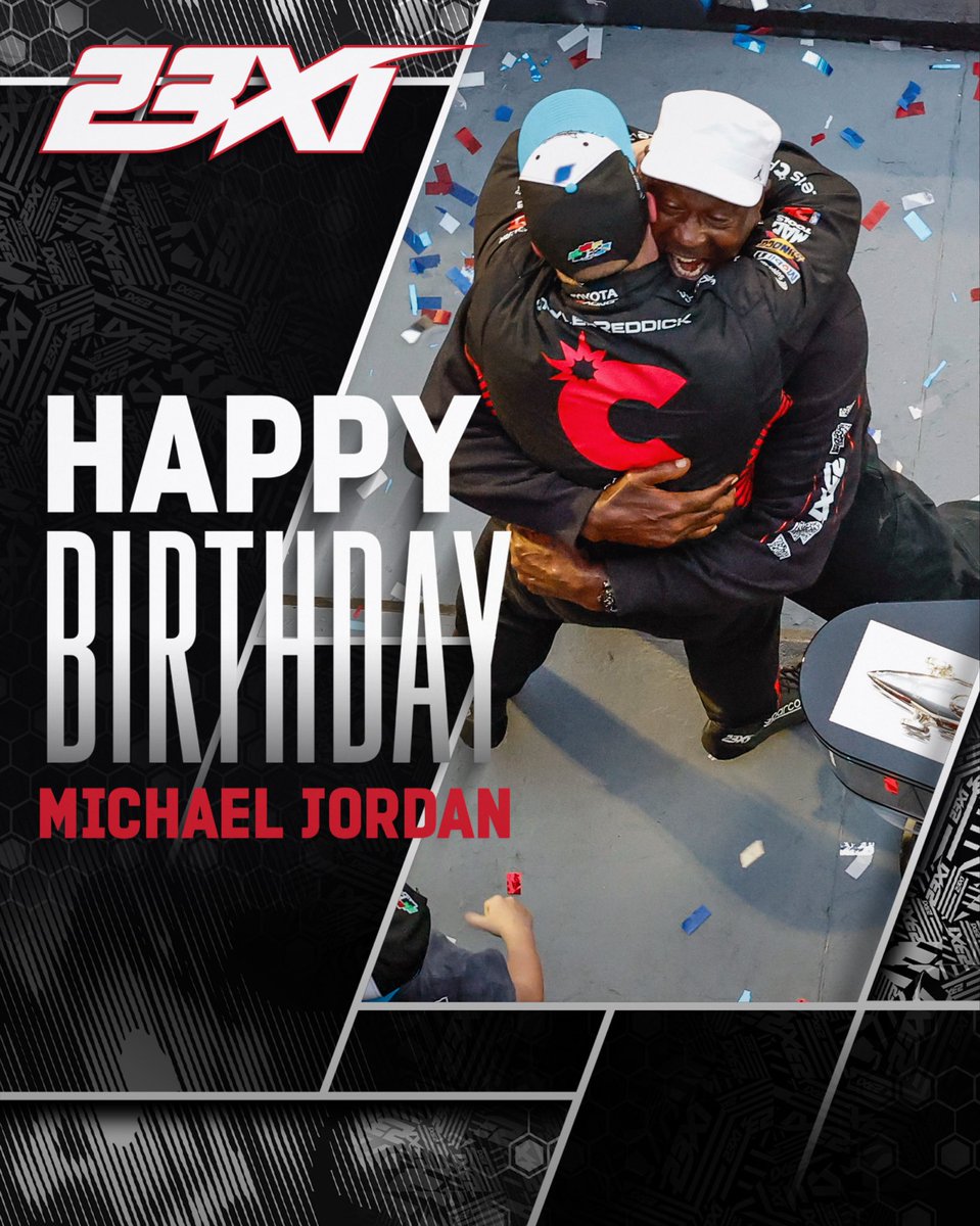 🐐, bossman, and Daytona 500 Champion.

Happy birthday to our Co-Owner Michael Jordan!