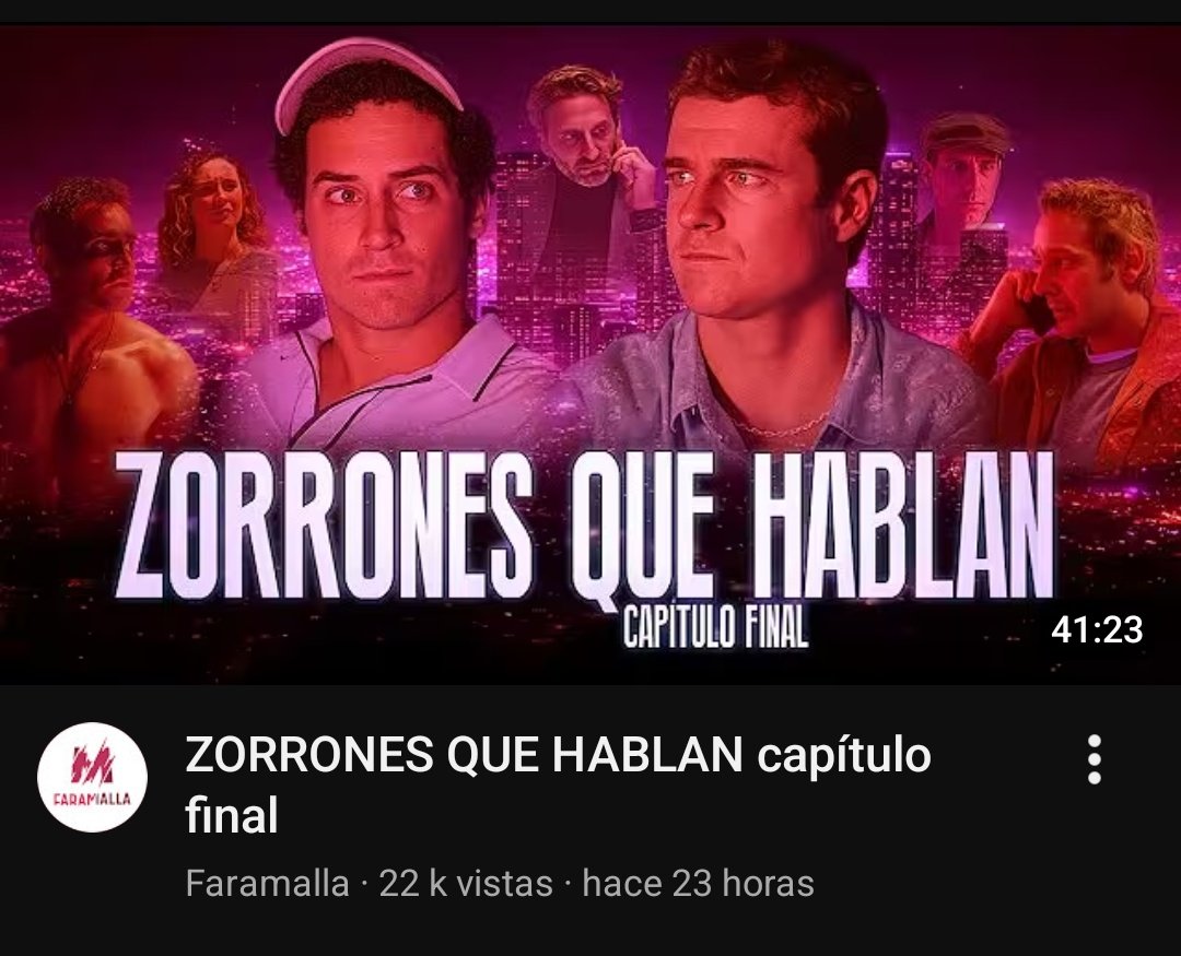 No tiene sentido q siguiera esta trama por tantos años. Pero son genios estos wnes, cuicos con creatividad 👍