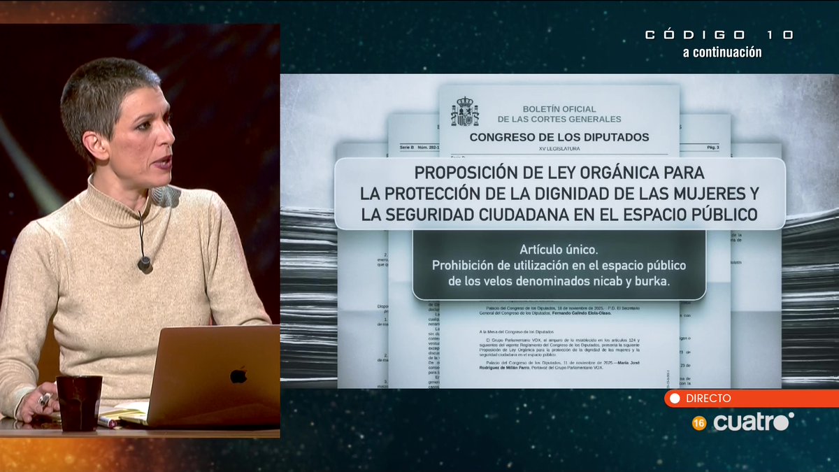 Vox y PP se han quedado solos en el Congreso esta tarde en la propuesta de prohibir el burka en espacios públicos #Horizonte