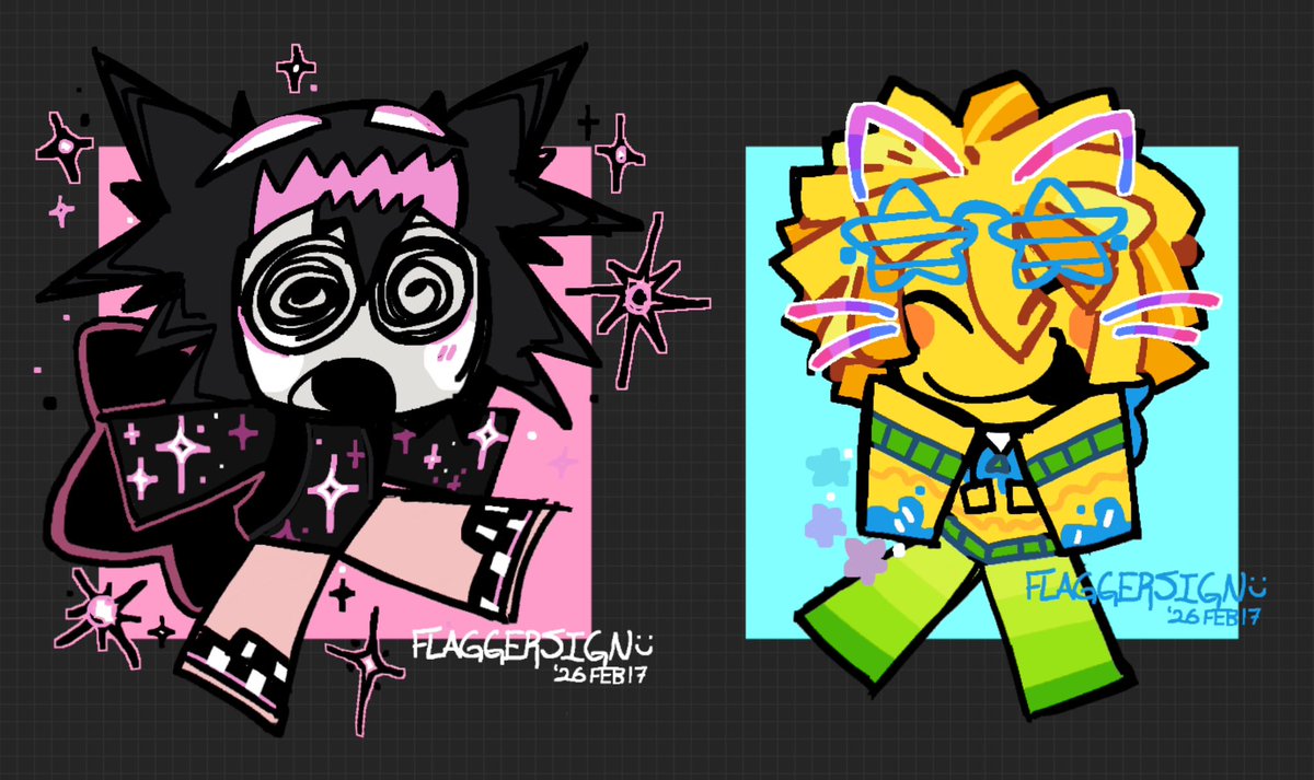 $8 DOODLE/SKEB CHIBI ROBLOX AVAT C0MMISS10NS
NEED MONEY FOR A CONVENTION &amp; CAR INSURANCE

- OPEN TIL MARCH 1ST
- PAYPAL/KOFI ONLY
- NO NS4W ❌
- WILL TRY TO DO SAME DAY DELIVERY
- PERSONAL USE ONLY
- TOS > rentry.co/pictograph

DM ON DISCORD @ FLAGGERSIGN WITH REQUEST