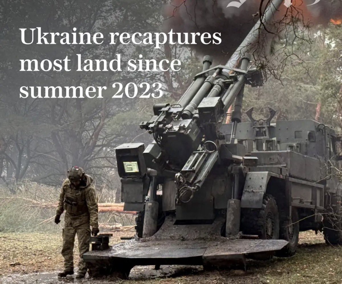 Ukraine gained 78 miles of territory in just 5 days.