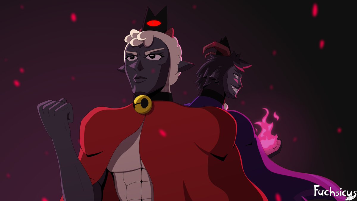 Fuchsicus's tweet photo. Yo, what if Cult of the Lamb but its JoJo's Bizarre Adventure

#cotl #cultofthelambfanart #jjba https://t.co/1ROOF8tZ4x