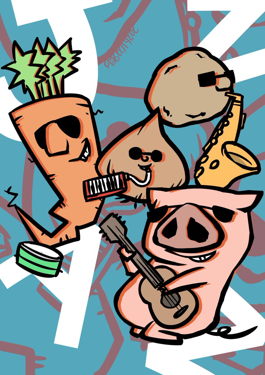 taro_55555's tweet image. 1月⑥　1/21〜1/24
またね
イェイ
三重苦
仲良し

#先月描いた絵を晒そう #DailyDrawing #オリジナルイラスト