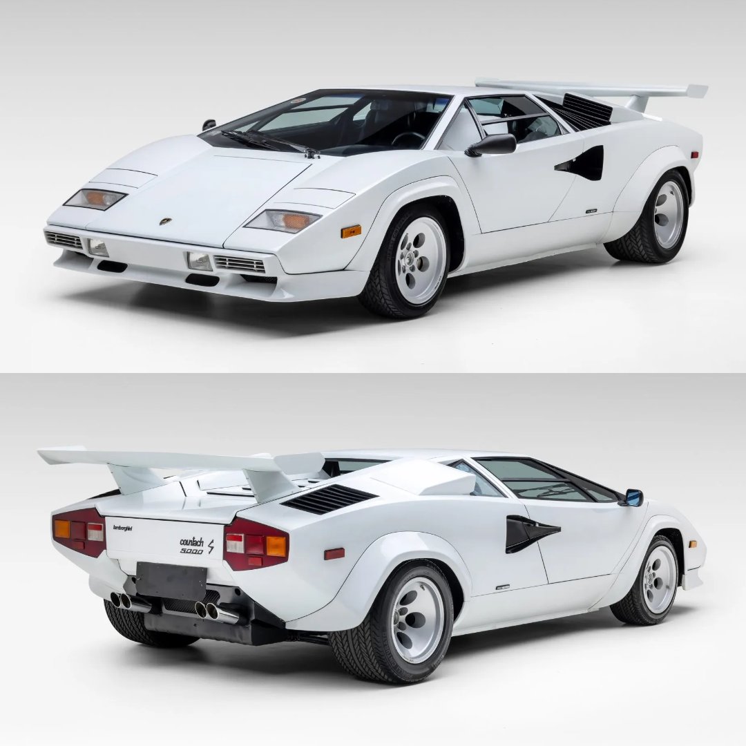 This 1983 Lamborghini Countach is one of approximately 321 examples of ...