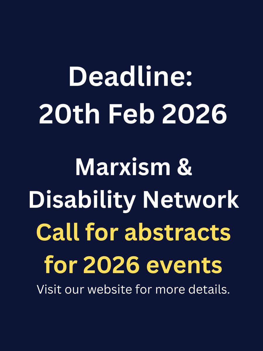 Marxism & Disability Network tweet media
