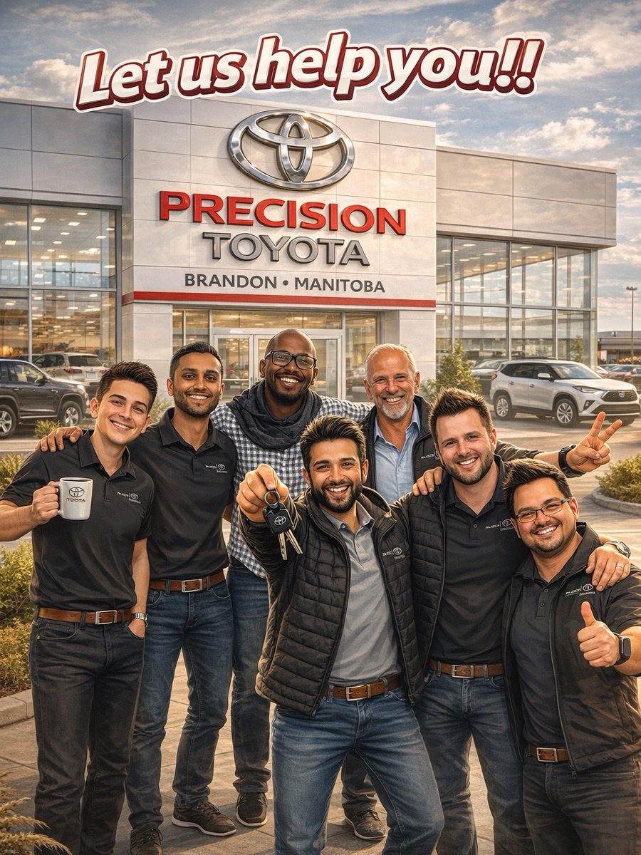 PrecisionToyBdn's tweet image. Our goal is simple: a great vehicle, a solid investment, and an experience you feel confident about from start to finish.
Let us help YOU find the right fit.

📍404 18th St N
📞 204.725.0508 
🌍 precisiontoyota.ca 

#westmandealership #brandonmb #precisiontoyotabrandon
