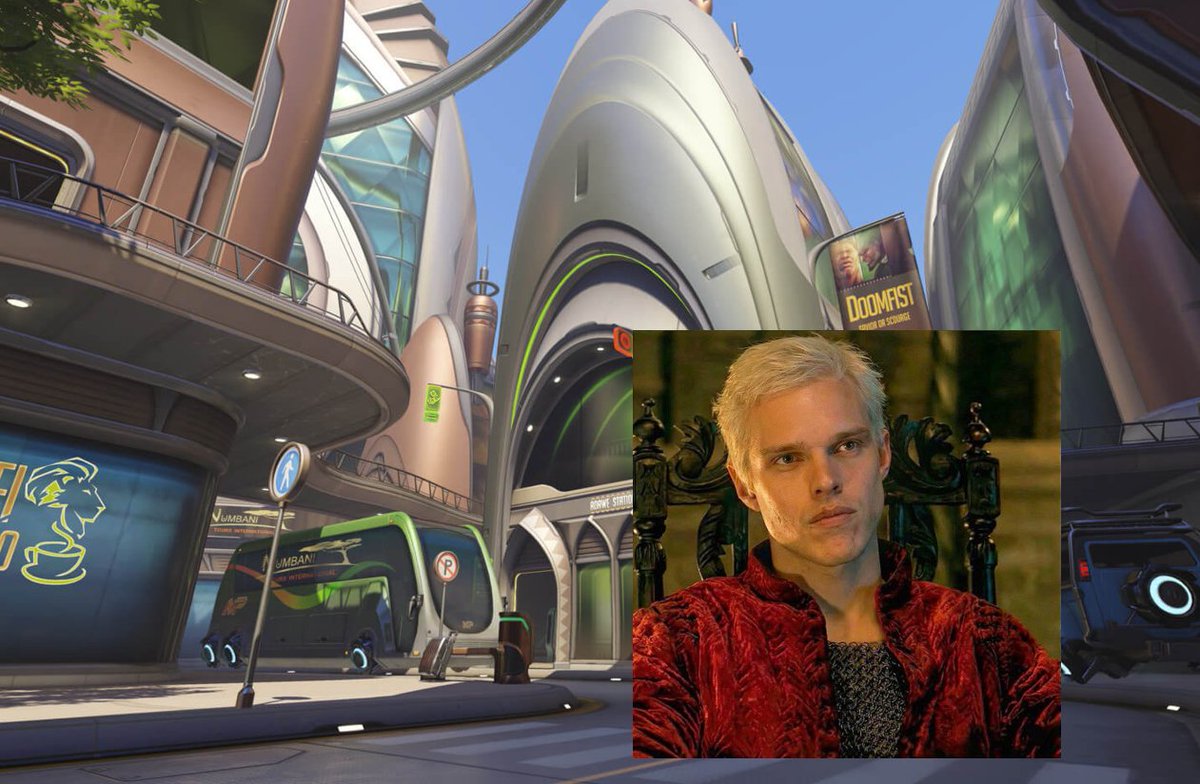 Alizvok's tweet photo. AU where everything is the same but Aerion gets sent to Numbani instead and has to solo tank in 6v6 https://t.co/k5OLSlyXl1